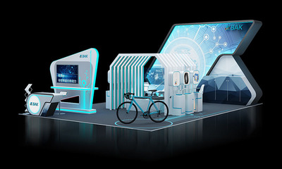 深圳電子會展上的科技明珠 比克電池展臺設計與搭建